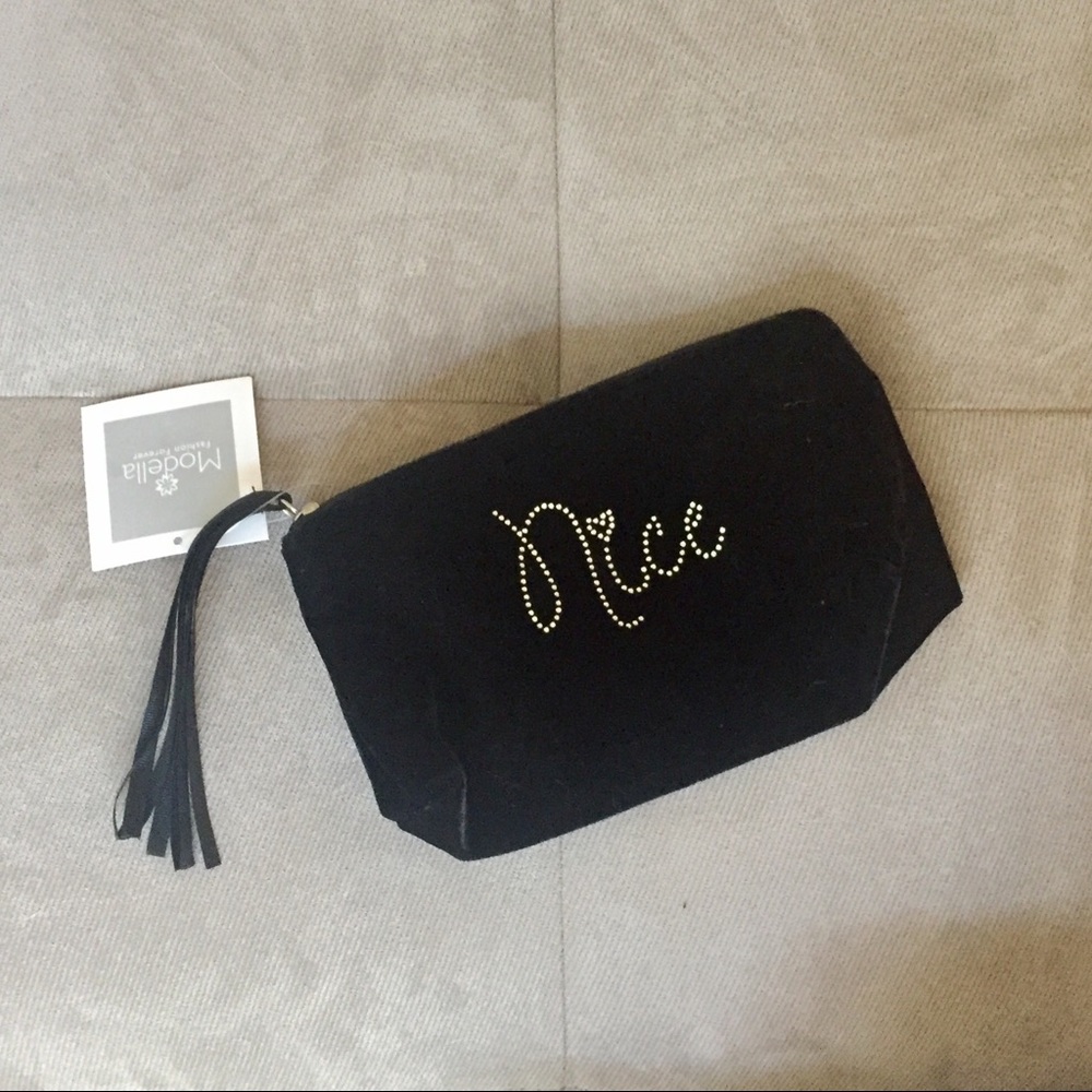 🎄NWT🎄 Naughty & Nice Velvet Rhinestone Bag